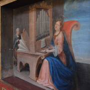 Organista e foleira, mosteiro de Arouca