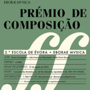Prémio de Composição 2.ª Escola de Música | Eborae Mvsica