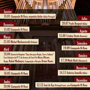 Temporada do Órgão Mascioni (2016) da Catedral de Vila Real