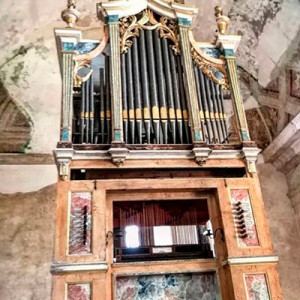Órgão histórico Machado da igreja de Santa Quitéria de Meca