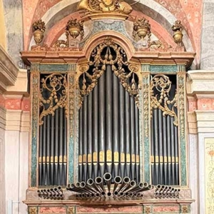 Fachada do órgão da Misericórdia de Coruche, créditos Dinarte Machado