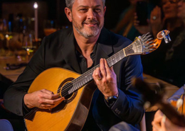 Bruno Mira, guitarra portuguesa, músico da Chamusca