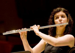 Adriana Ferreira, flautista, de Cabeceiras de Basto
