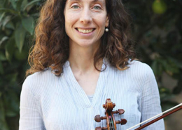 Débora Correia, violinista de Mirandela