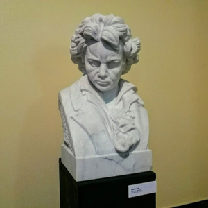 Busto de Beethoven no Solar Condes de Resende