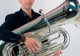 Luís Estudante, tuba, natural da Fajarda, Coruche