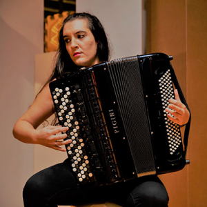 Liliana Aparício, acordeonista, de Viseu