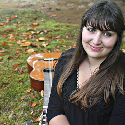 Rebeca Oliveira, guitarra, de Santa Cruz