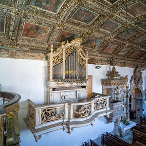 Órgão de tubos histórico da igreja de Santa Marinha do Zêzere, Baião, créditos Renato Valdoleiros 2022