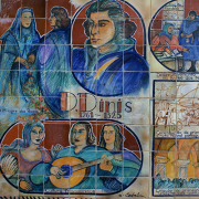 Painéis de azulejo de Alberto Cedrón, Funchal, créditos Glosas
