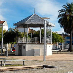 Coreto, Praça da República, Nisa, créditos Diário de Bordo