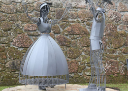 Corpo de dança, escultura, Monção